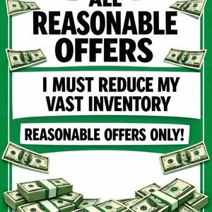 Accepting REASONABLE Offers This Week